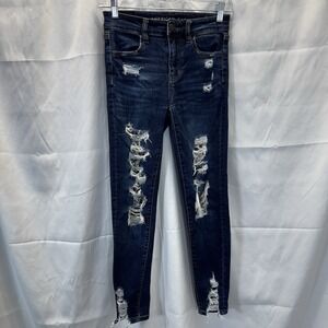 American Eagle Women's Jeans Size 0 Short Next Level Stretch Skinny